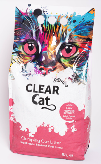 NNEDSZ ClearCat Blanco Cat Litter – Baby Powder 5L