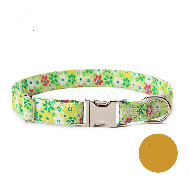 Collar para perro ajustable de nailon, personalizado con placa de identificación grabada gratis con nombre.