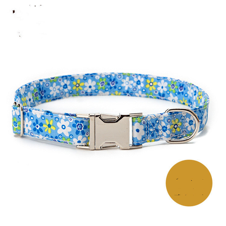 Collar para perro ajustable de nailon, personalizado con placa de identificación grabada gratis con nombre.