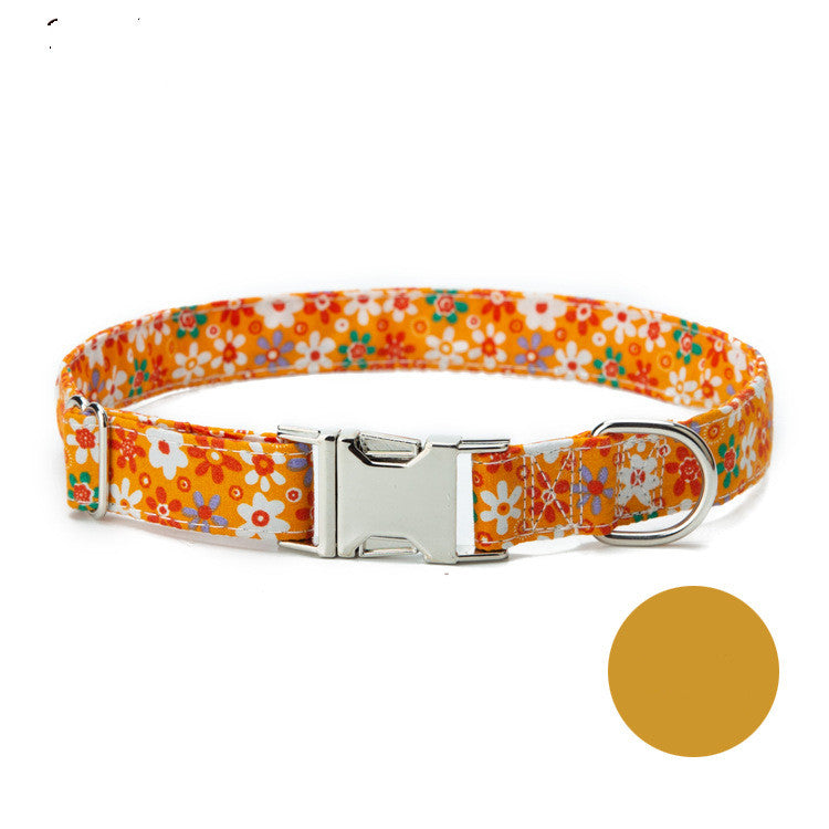 Collar para perro ajustable de nailon, personalizado con placa de identificación grabada gratis con nombre.