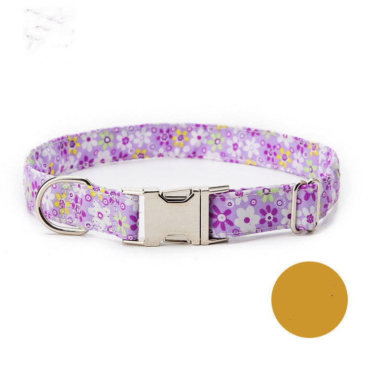 Collar para perro ajustable de nailon, personalizado con placa de identificación grabada gratis con nombre.